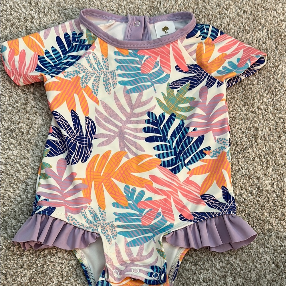 Tucker + Tate Multicolor Leaf Print Swimwear